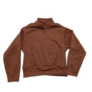 Athleta ALTITUDE FLEECE LINED 1/4 ZIP SWEATSHIRT Size Small